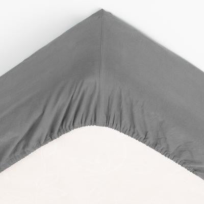 Cearsaf elastic, Gri, 160 x 200 cm