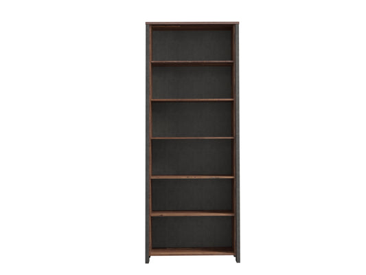 Etajera Clif, Lemn Vintage Si Beton Optic Gri Inchis, 86.7 Cm