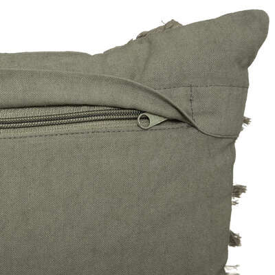 Perna Decorativa Macrame Kaki, 30 X 50 Cm