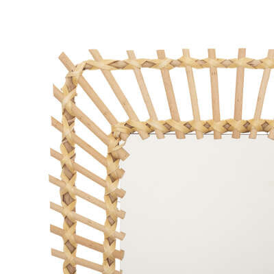 Oglinda Rattan, 35 X 58 Cm