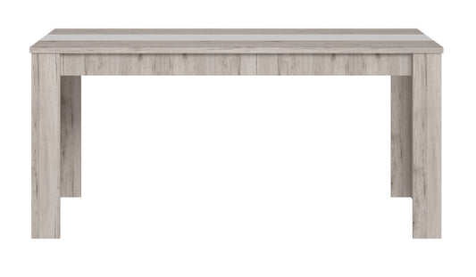 Masa Gola Stejar Nisipiu Si Alb Mat, 160 X 74.7 X 90 Cm