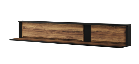 Raft Suspendat Boris Stejar Catania Si Negru, 155 Cm