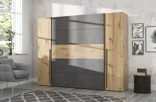 Dulap Energy Stejar Artisan, 270 Cm