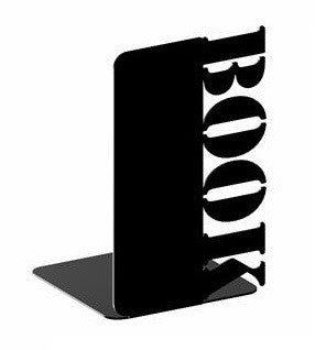 Suport De Carte Book Otel Negru Mat, 18 X 11 Cm