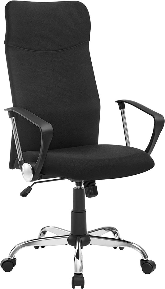 Scaun De Birou Pivotant Ergonomic, Reglabil Si Inclinat, Negru