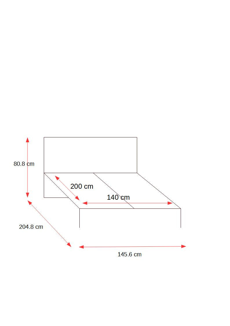 Pat Snow, White, Dimensiune Saltea 140 x 200 Cm