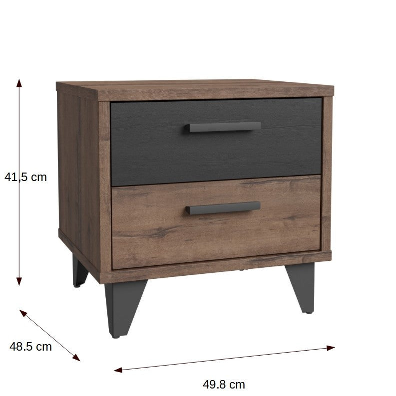 Noptiera Benvenutti, Stejar Pamantiu Si Stejar Negru, 49.8 Cm
