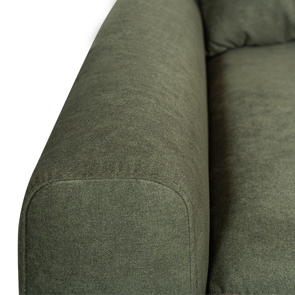 Coltar Extensibil Lea Interschimbabil Stanga/Dreapta, 5 Locuri verde cu lada