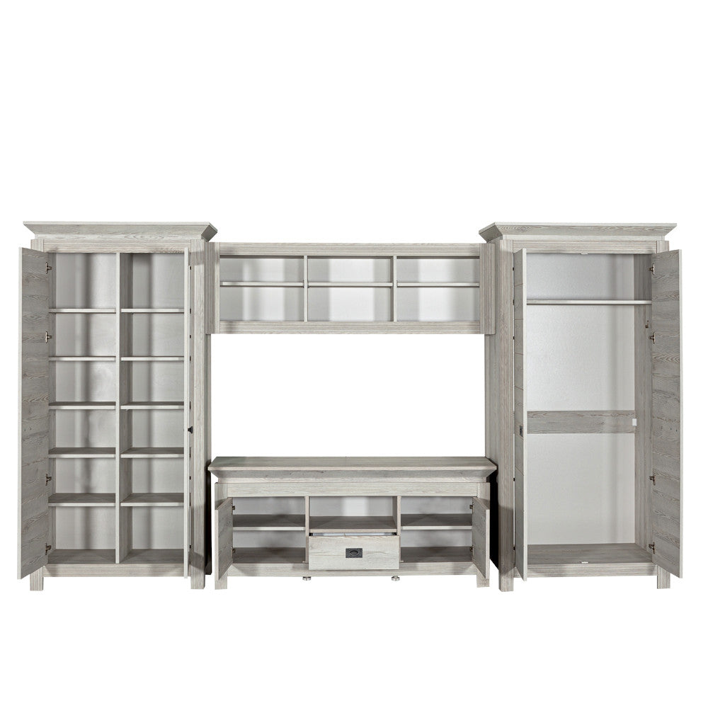 Dulap Casablanca Loft Cu 2 Usi Gri, 99 cm