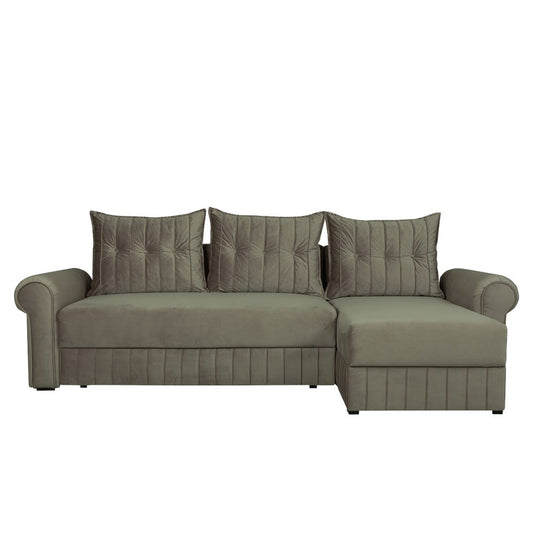Coltar Extensibil Chic, 5 Locuri, 273 Cm bej dreapta cu lada #variant:bej #variant:dreapta #variant:cu-lada