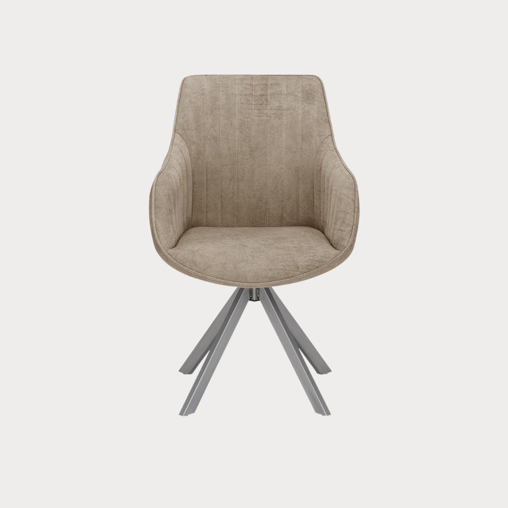 Scaun Rotativ Cu Brat Cloud, Maro, 59 Cm