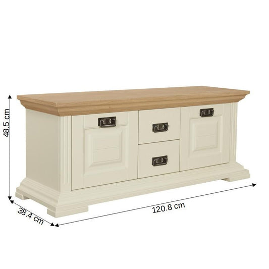 Pantofar Cu 2 Usi Si 2 Sertare Cremona, 120.8 Cm