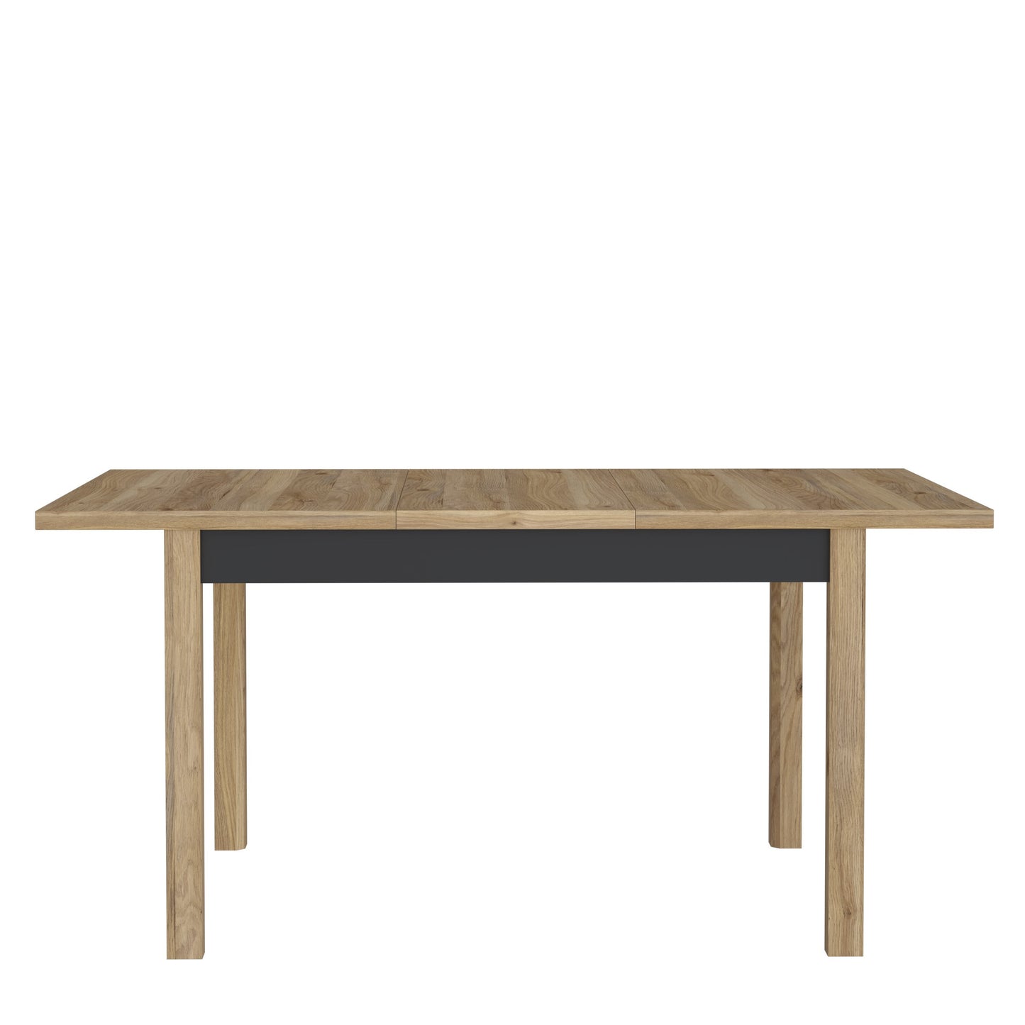 Masa extensibila Jeremix, Stejar Mauvella Si Negru Mat, 120.4/160.4 x 80 x 76.6 Cm