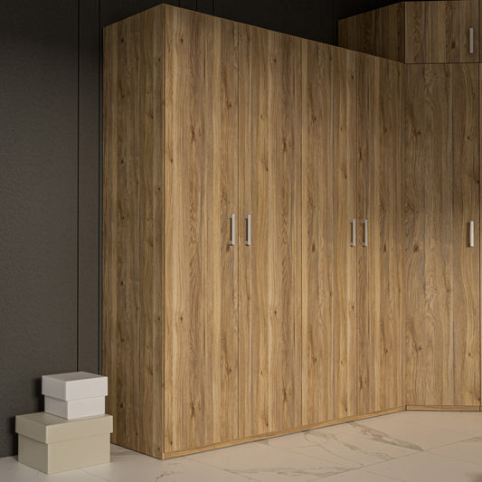 Dulap 4 Usi Ecobest 2, 177.5 Cm stejar #variant:stejar