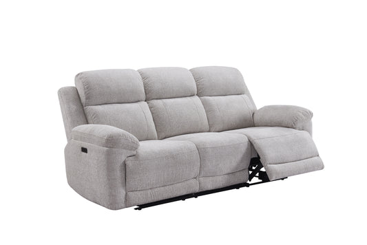 Canapea Herra 3 Locuri Cu Recliner Electric Si Bar, 227 Cm