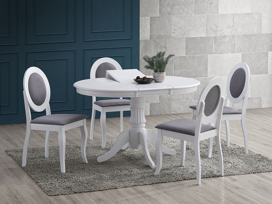 Scaun Belucci Alb Si Gri, 44.5 Cm