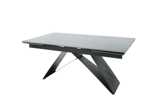 Masa Extensibila Oxidium Negru, 160/240 x 90 x 77 Cm