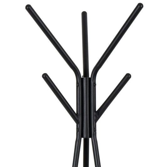 Cuier Pom Si 2 Polite Cali Negru Si Natur