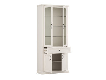 Vitrina Cu 4 Usi Si 1 Sertar Versailles V Cashmere, 93.8 Cm