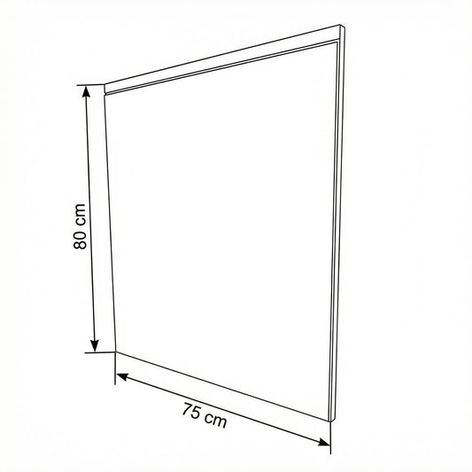 Rama Oglinda Zenith, Stejar Furniruit, 75 Cm