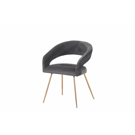 Scaun Solaris, Gri Si Gold, 58 Cm