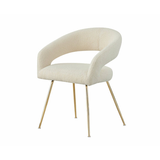 Scaun Solaris, Beige Boucle Si Gold, 58 Cm