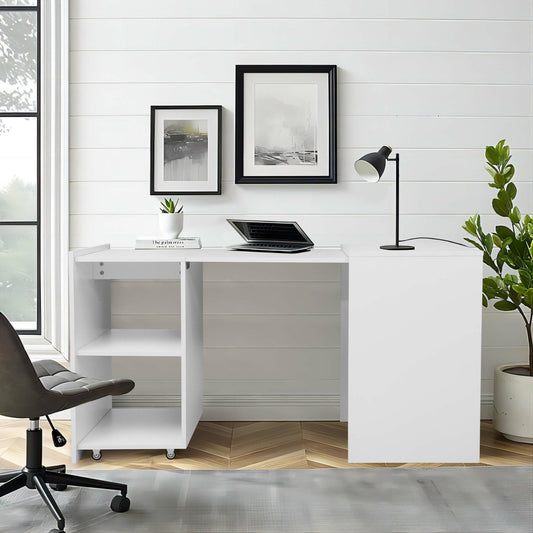 Birou Newsmart Alb 140 x 60 x 76 Cm