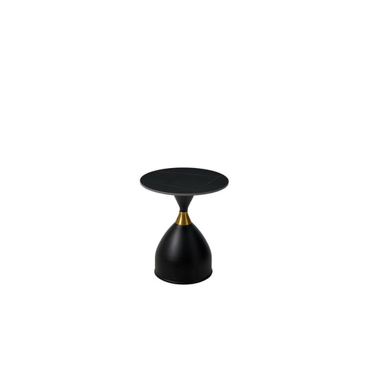 Masa Cafea Lumens Rotunda Negru 50 x 60 Cm