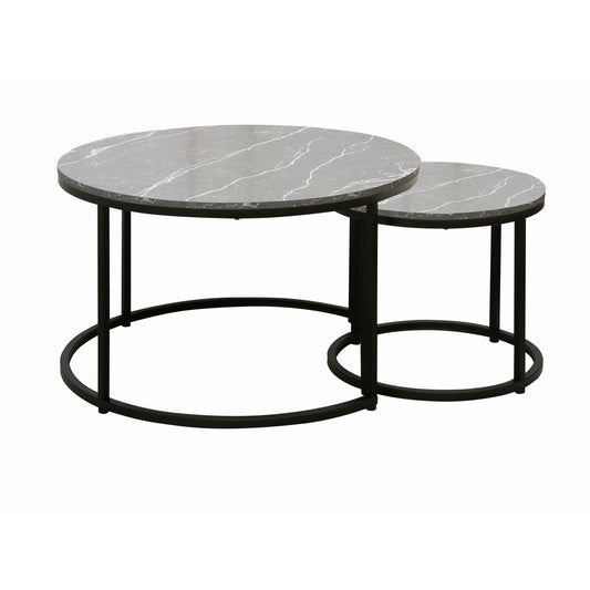 Set 2 Mase Cafea Honore Marmura Negru