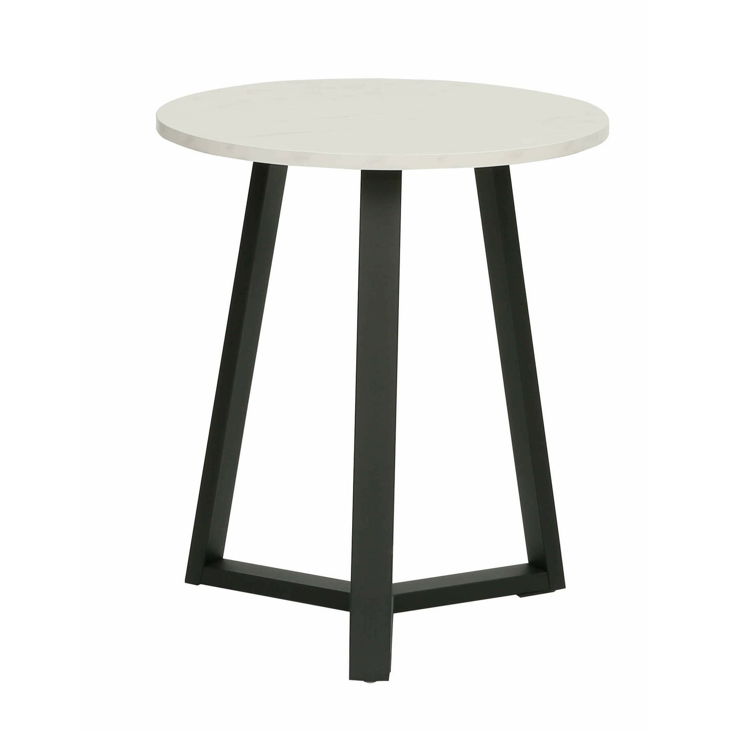 Masa Cafea Farado Rotunda Alb 45 x 52 Cm