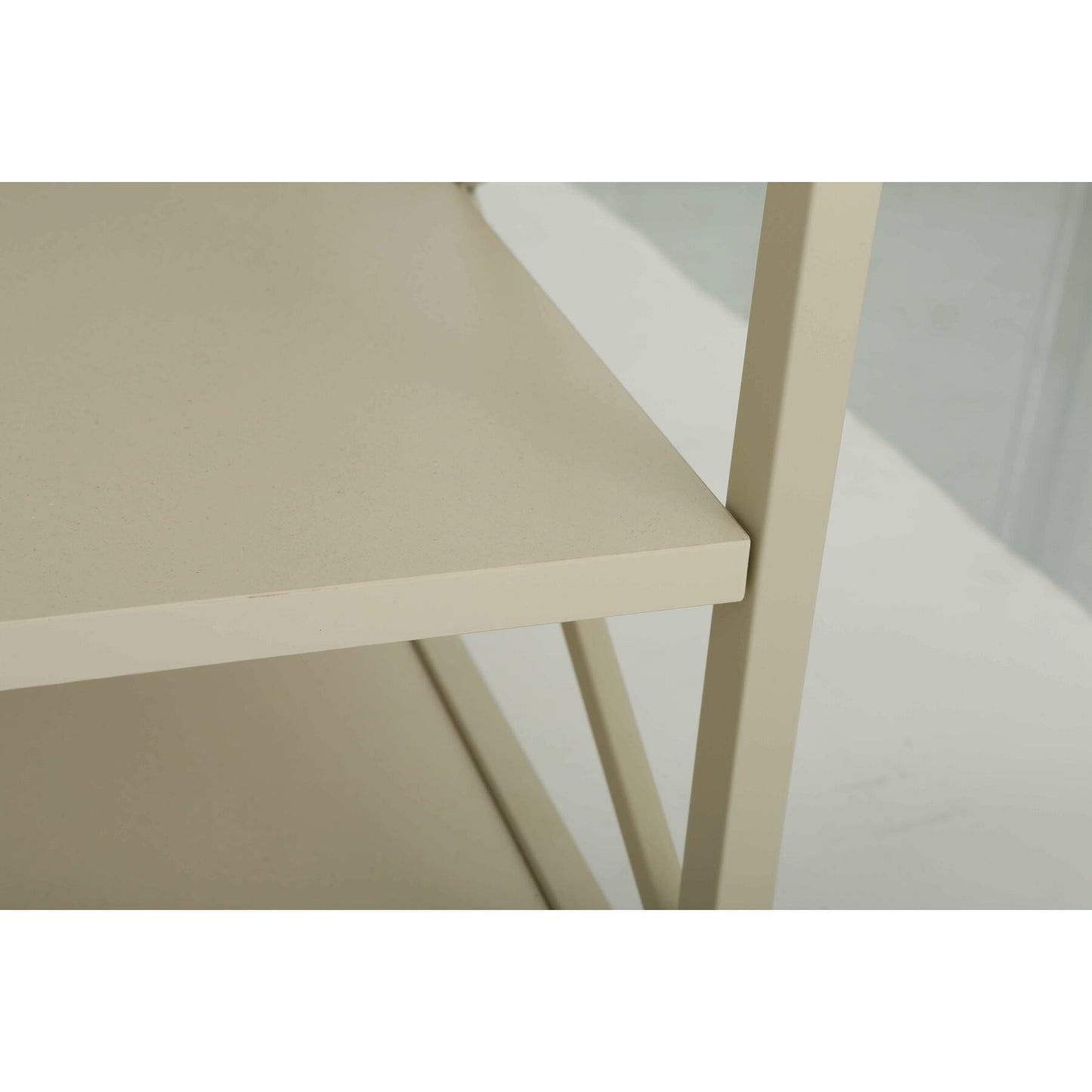 Masa Cafea Metalic Storage C Cream 100 x 50 x 43 Cm