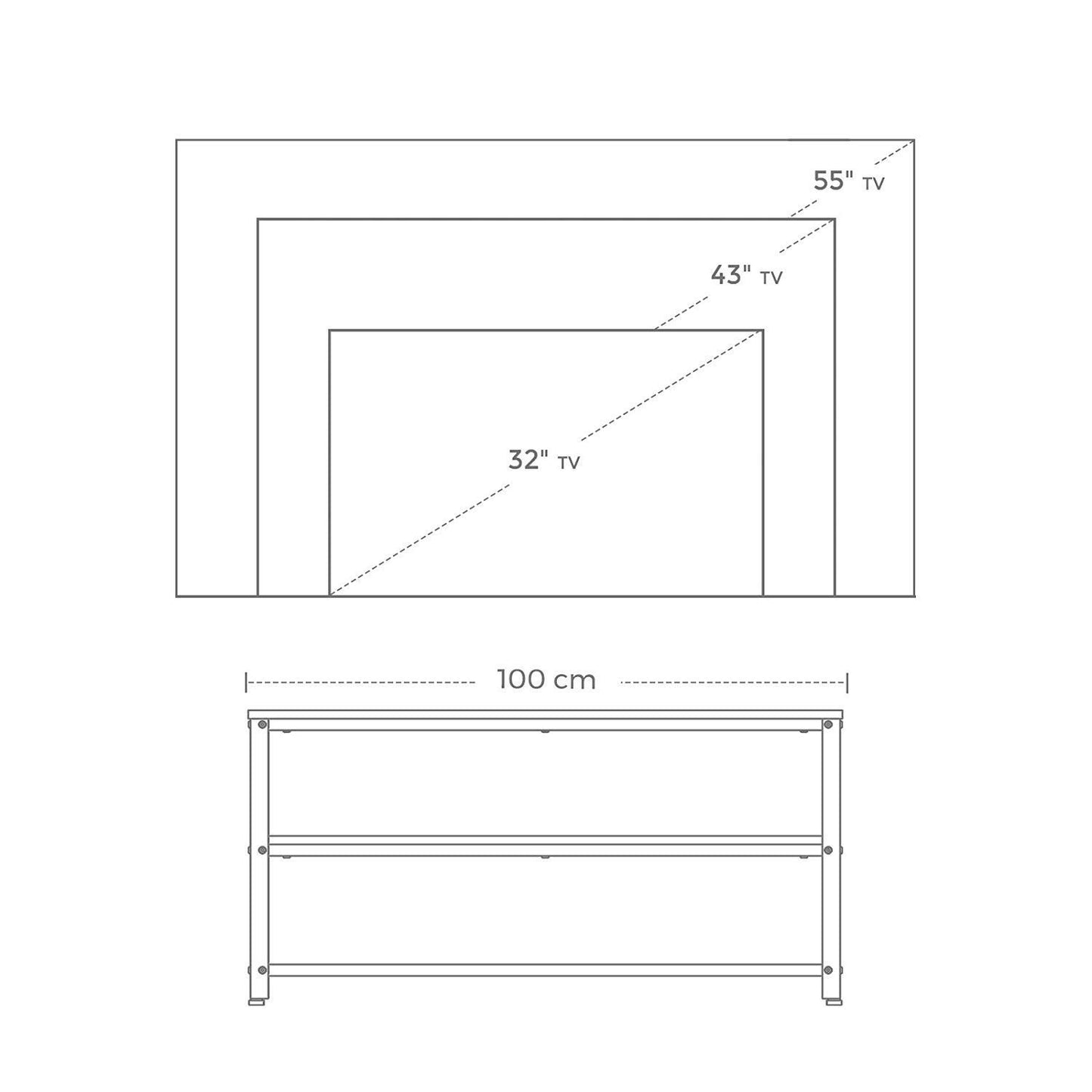 Stand TV Vintage 1000 x 400