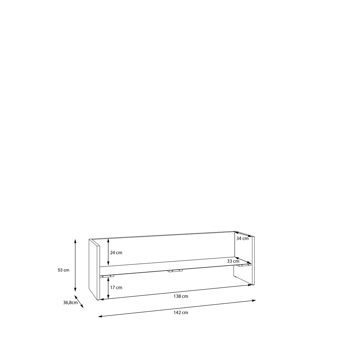 Banca Pineapple, Riva Oak Si Sand, 142 Cm