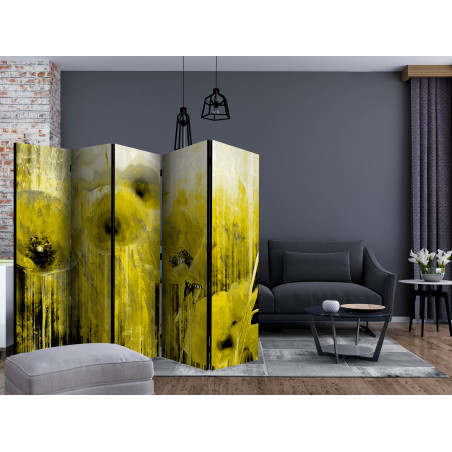 Paravan Yellow Madness Ii [Room Dividers] 225 cm x 172 cm-01