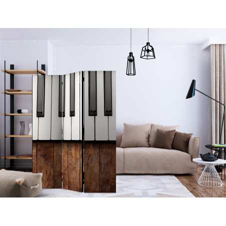 Paravan Inspired By Chopin Mahogany [Room Dividers] 135 cm x 172 cm-01