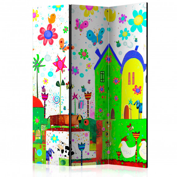 Paravan Happy Farm [Room Dividers] 135 cm x 172 cm