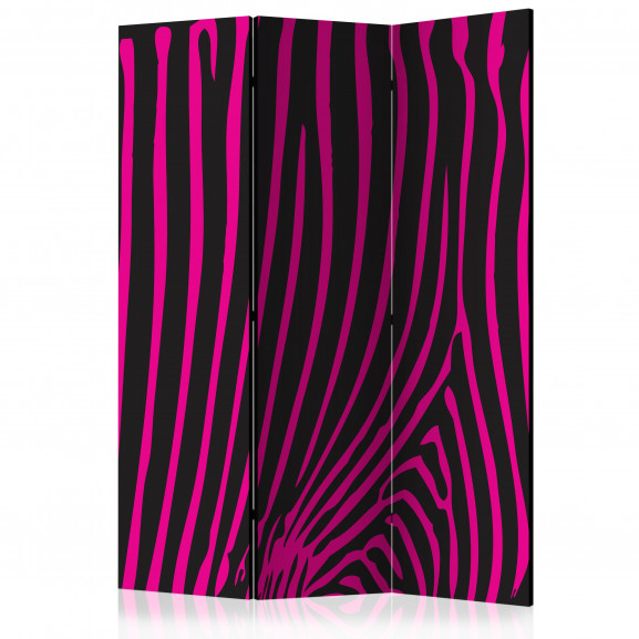 Paravan Zebra Pattern (Violet) [Room Dividers] 135 cm x 172 cm