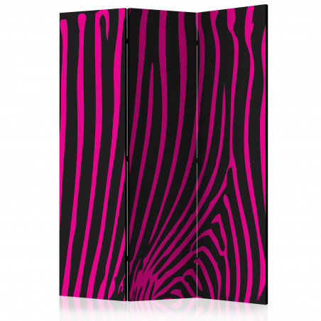 Paravan Zebra Pattern (Violet) [Room Dividers] 135 cm x 172 cm-01