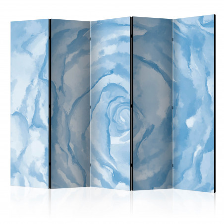 Paravan Rose (Blue) Ii [Room Dividers] 225 cm x 172 cm-01