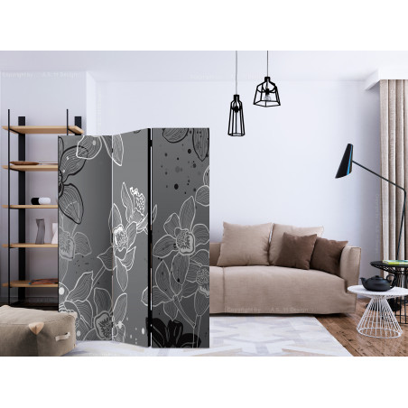 Paravan Winter Flora [Room Dividers] 135 cm x 172 cm-01