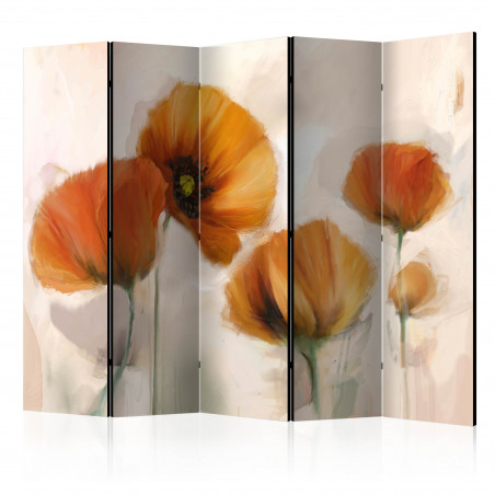 Paravan Poppies Vintage Ii [Room Dividers] 225 cm x 172 cm-01