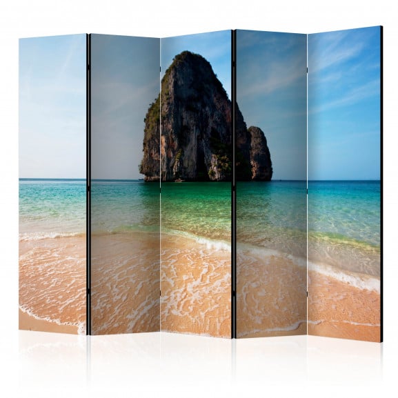 Paravan Rock Formation By Shoreline, Andaman Sea, Thailand Ii [Room Dividers] 225 cm x 172 cm