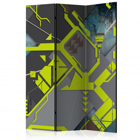 Paravan Dynamic Paths [Room Dividers] 135 cm x 172 cm-01