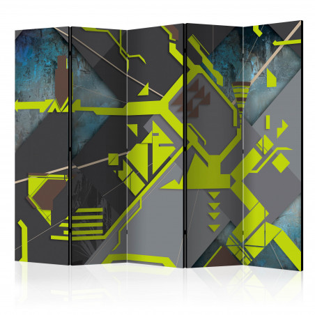 Paravan Dynamic Paths Ii [Room Dividers] 225 cm x 172 cm-01