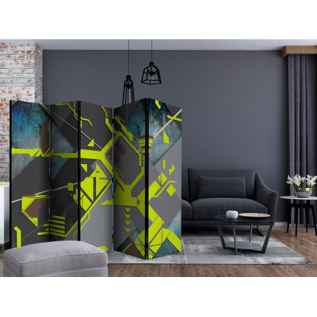 Paravan Dynamic Paths Ii [Room Dividers] 225 cm x 172 cm-01