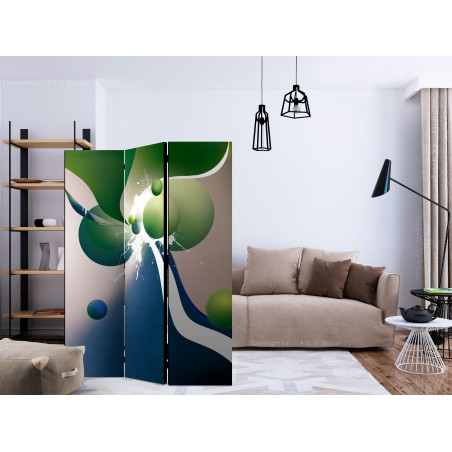 Paravan Geometric Explosion [Room Dividers] 135 cm x 172 cm-01