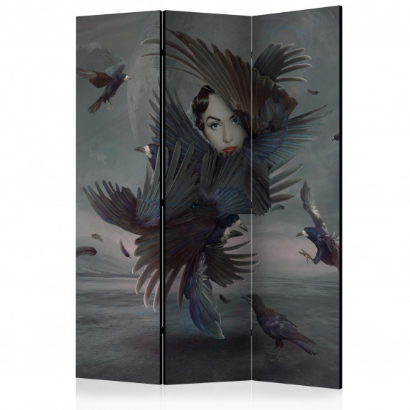 Paravan Covered In Feathers [Room Dividers] 135 cm x 172 cm