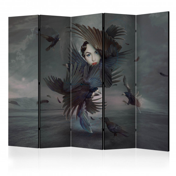 Paravan Covered In Feathers Ii [Room Dividers] 225 cm x 172 cm