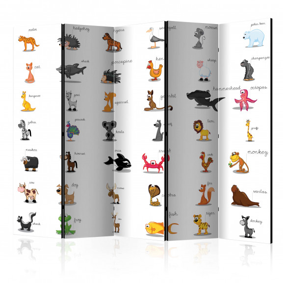 Paravan Learning By Playing (Animals) Ii [Room Dividers] 225 cm x 172 cm