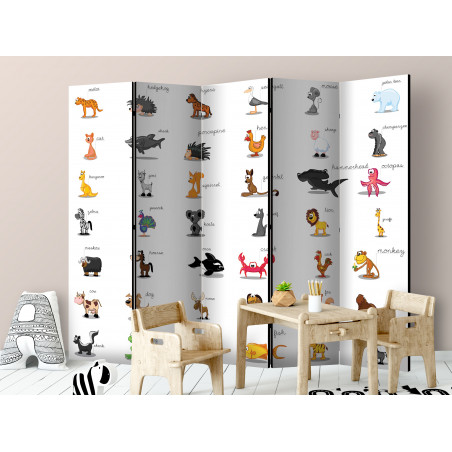 Paravan Learning By Playing (Animals) Ii [Room Dividers] 225 cm x 172 cm-01